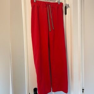 Figs Winning Red Scrub Pant